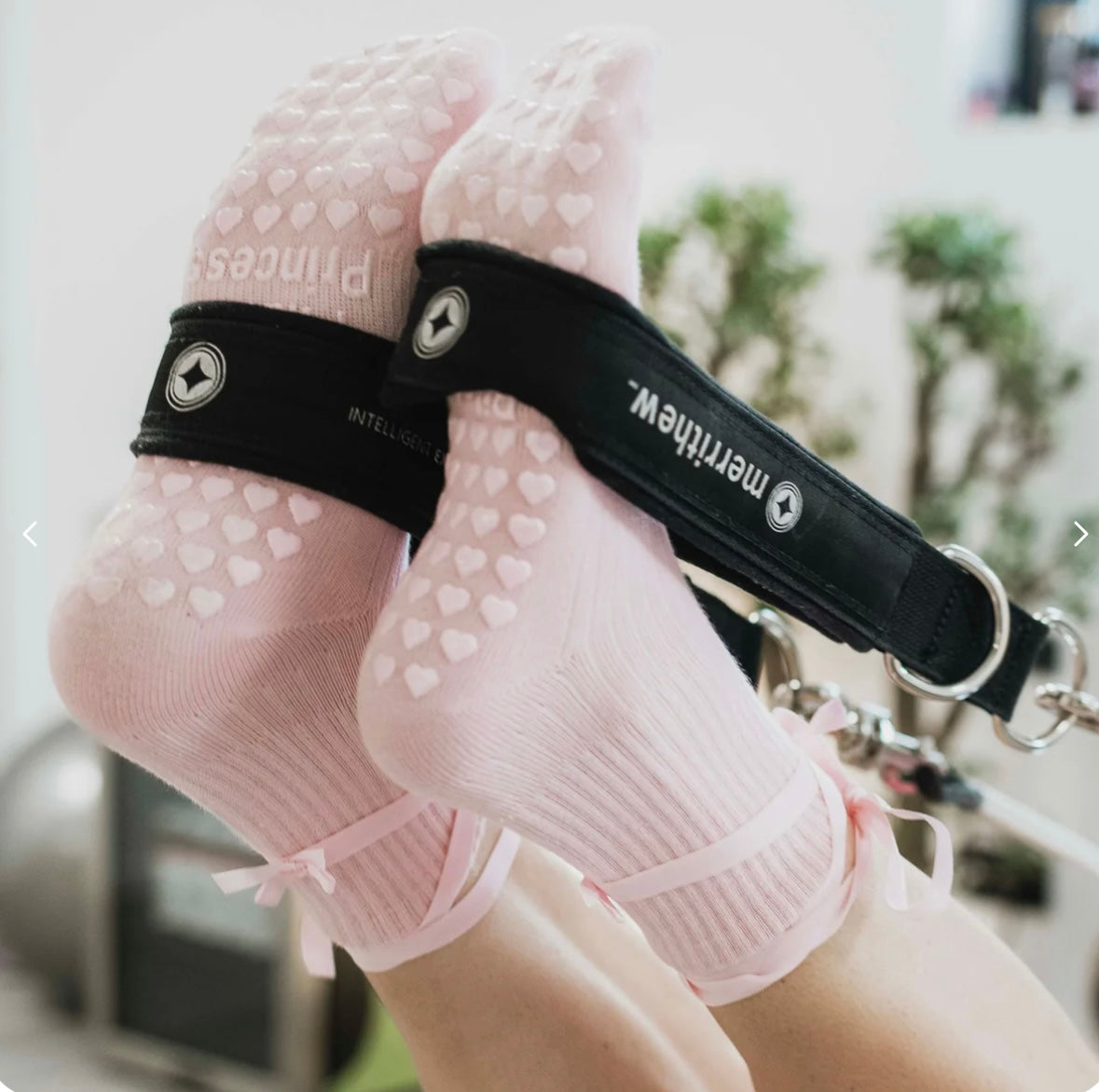 Pink Pilates Grip Socks