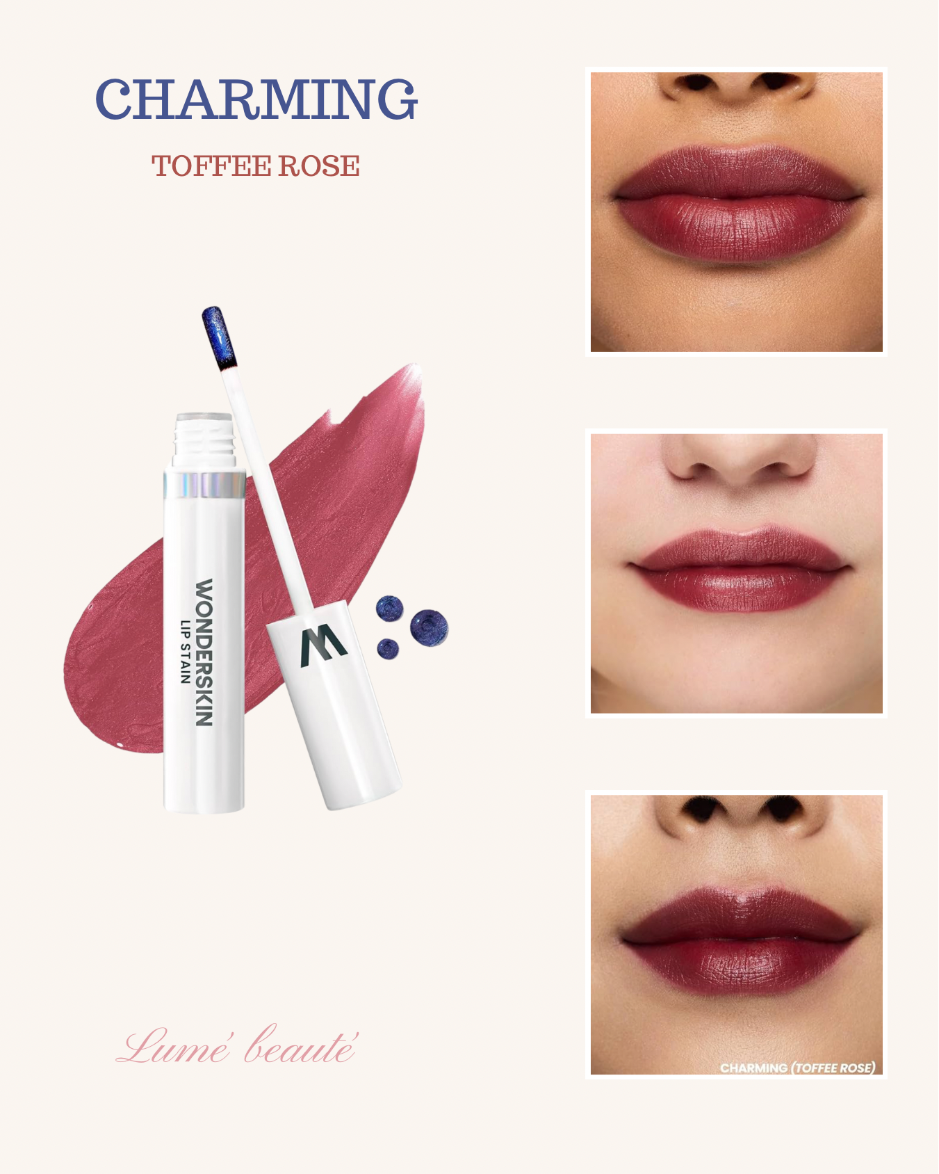 Wonderskin all day lip stain