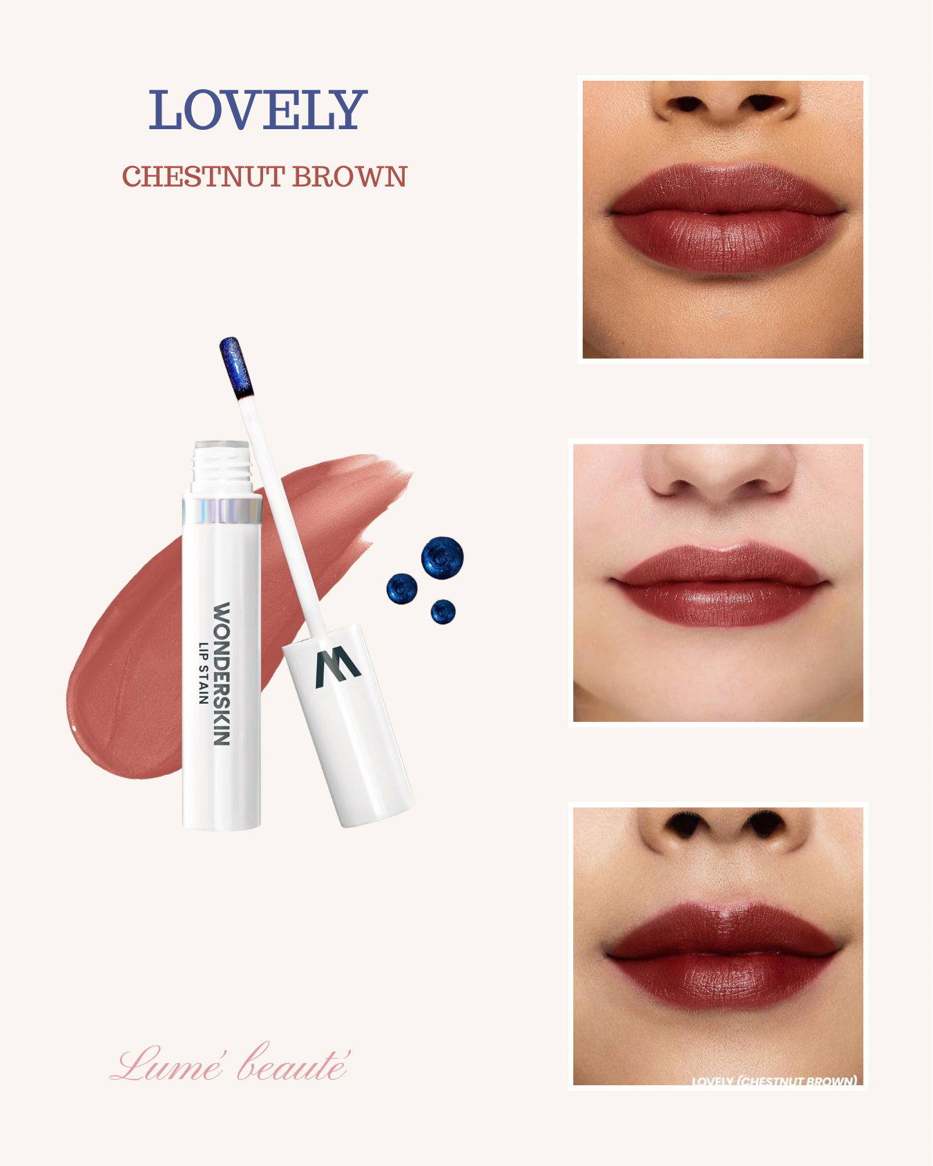 Wonderskin all day lip stain