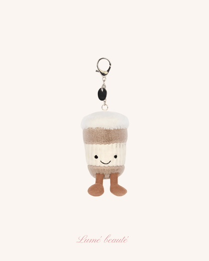 Amuseables Coffee-To-Go Bag Charm Jellycat