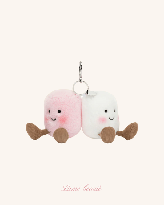 Amuseables Pair Of Marshmallows Bag Charm Jellycat