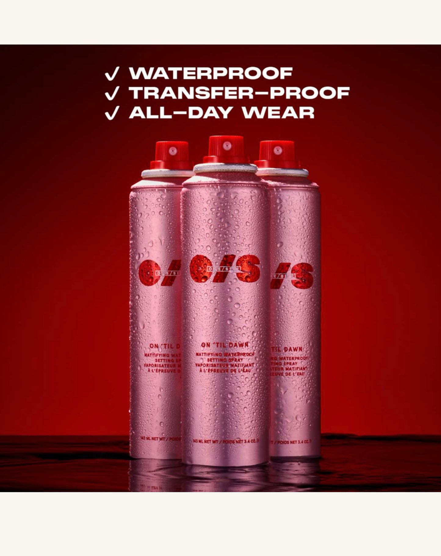 One/Size On ‘Til Dawn Waterproof Setting Spray (mini size)