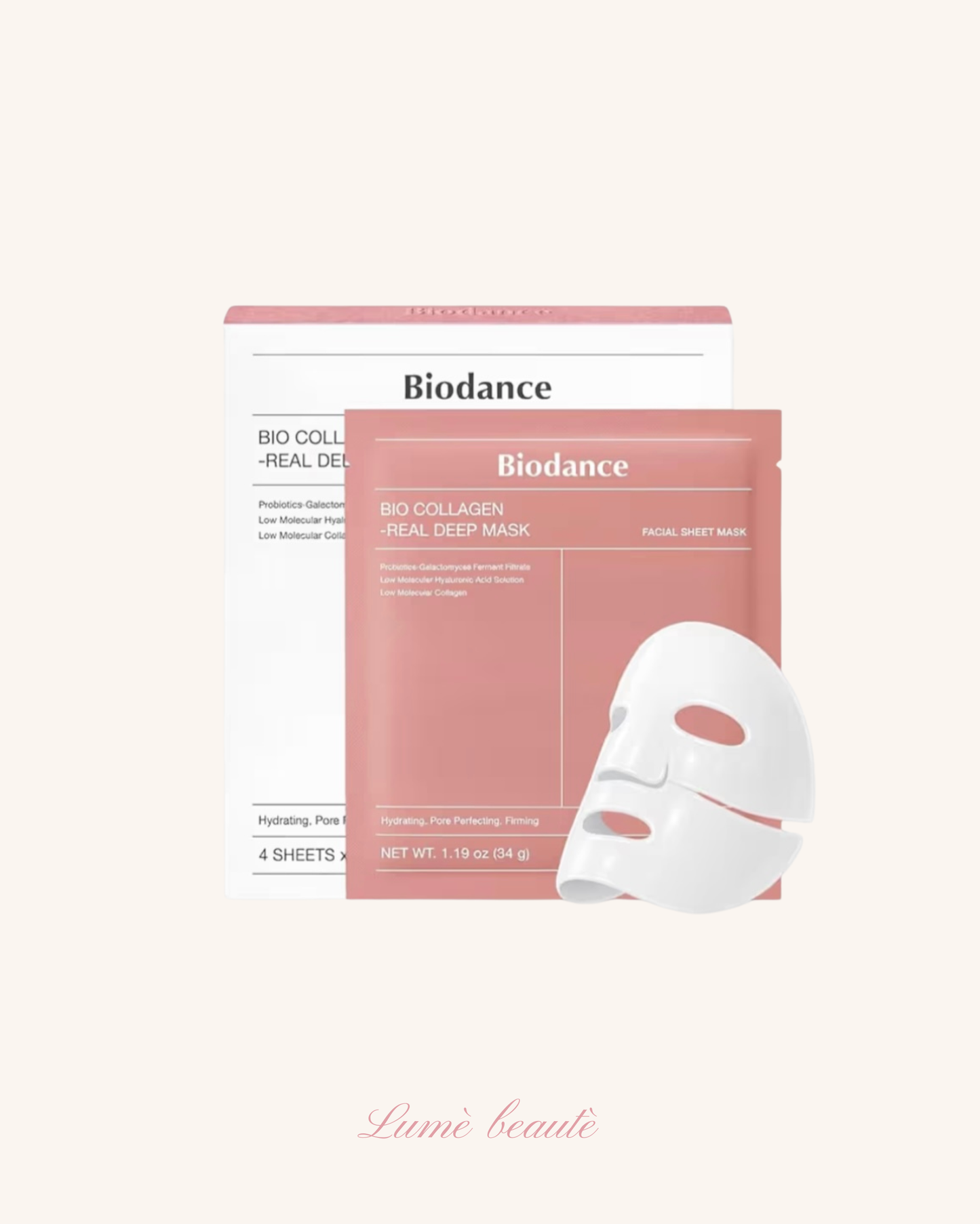 BIODANCE Bio-Collagen Real Deep Mask, Hydrating Overnight Hydrogel Mask