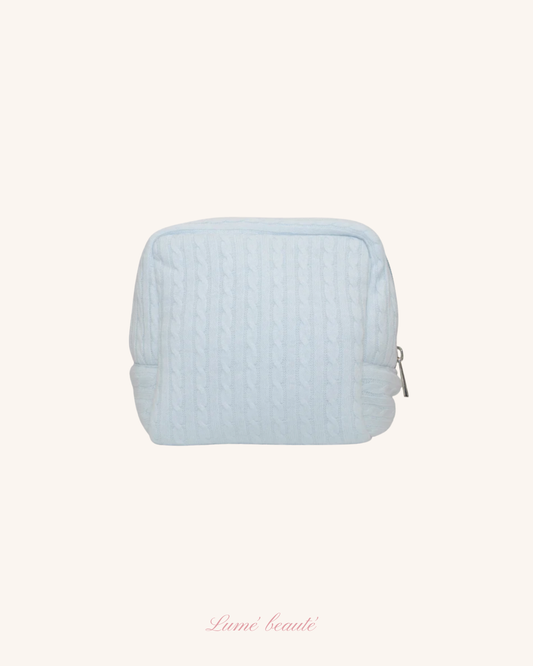 Emi jay Cozy pouch in Dream Cloud knit