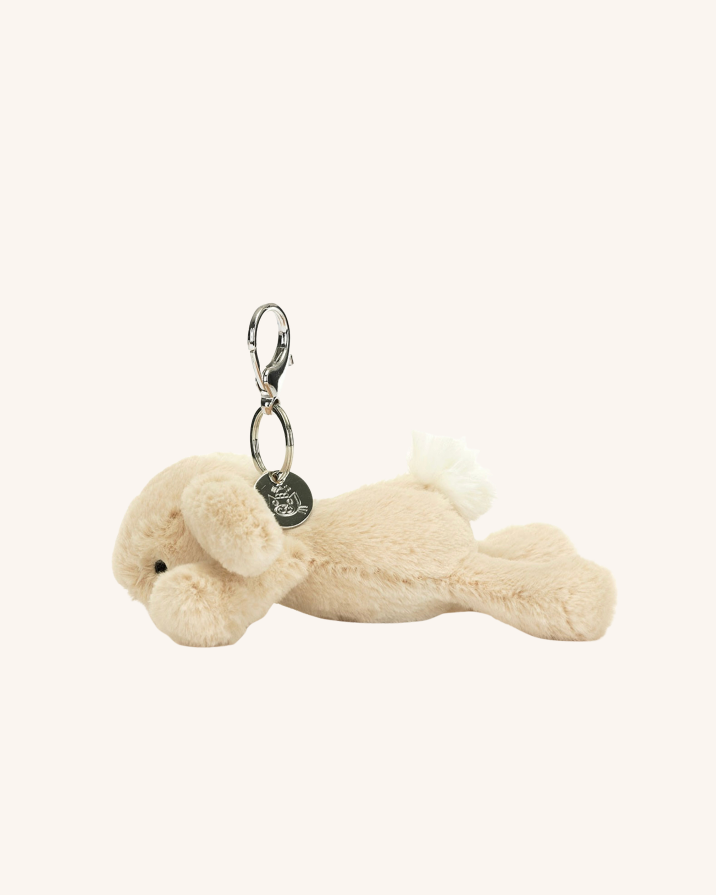 Smudge Rabbit Bag Charm Jellycat